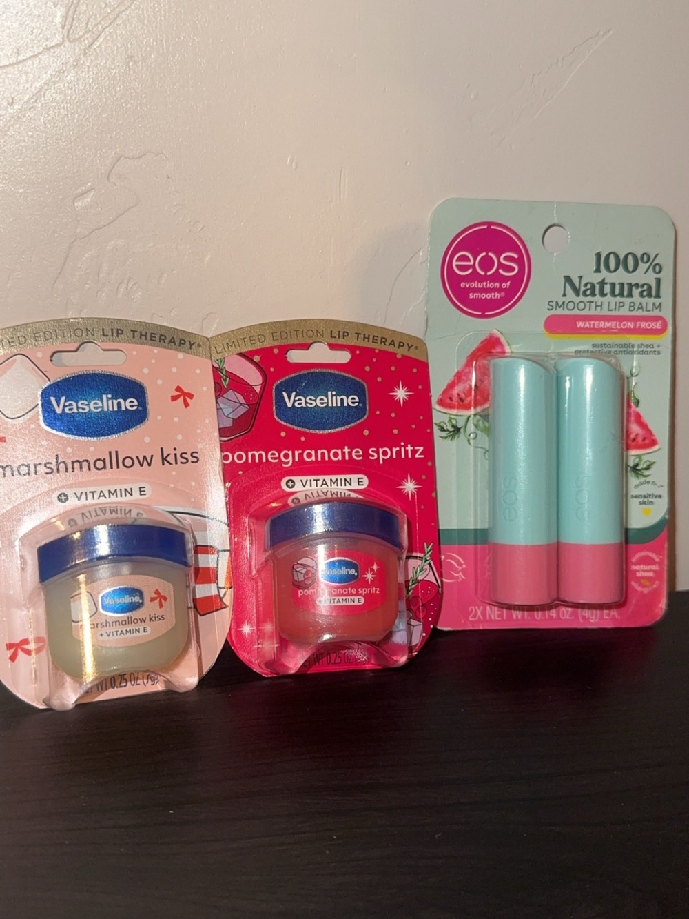 eos Watermelon Frost Smooth Lip Balm Duo - Mint Green & Pink